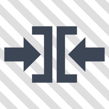 Basın yatay yöndeki vektör simgesi