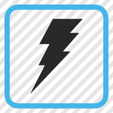 Vektör simgesi bir çerçeve içinde yürütmek