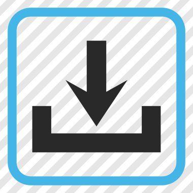 Vektör simgesi bir çerçeve içinde indirme