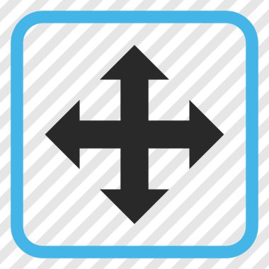 Bir çerçeve içinde vektör simgesini genişletin