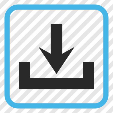 Vektör simgesi bir çerçeve içinde indirme