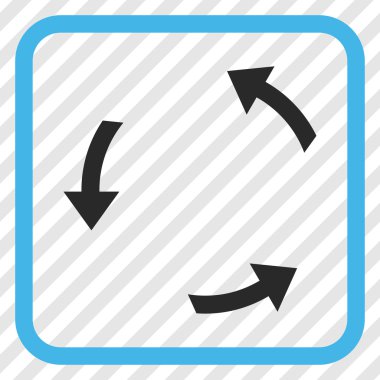 Bir çerçeve içinde CCW vektör simge döndürmek