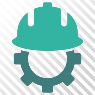 Geliştirme kask vektör simgesi