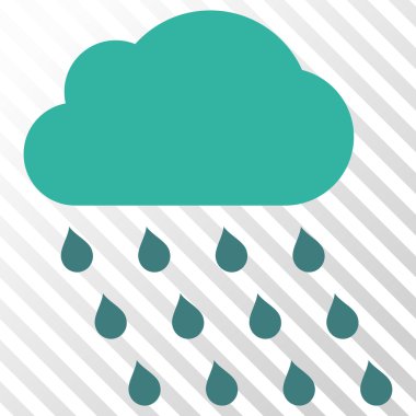 yağmur bulutu vektör simgesi