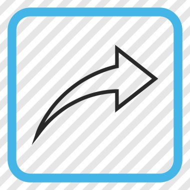 Vektör simgesi bir çerçeve içinde Yinele