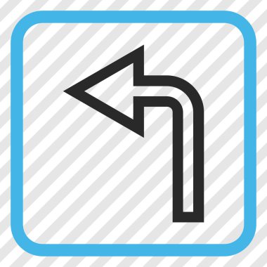 Sol vektör simge bir çerçevede açmak