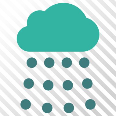 yağmur bulutu vektör simgesi