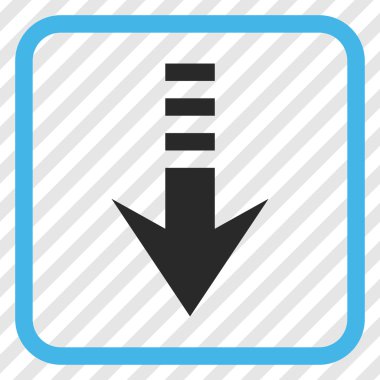 Vektör simgesi bir çerçeve içinde gönderin