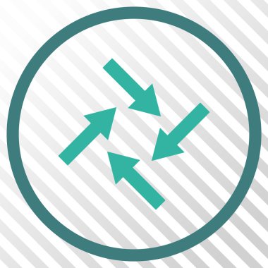 Merkezcil okları vektör simgesi