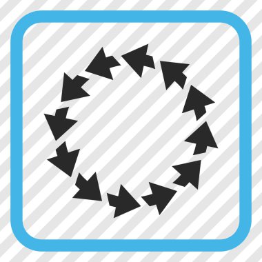 Bir çerçeve içinde CCW vektör simge döndürmek