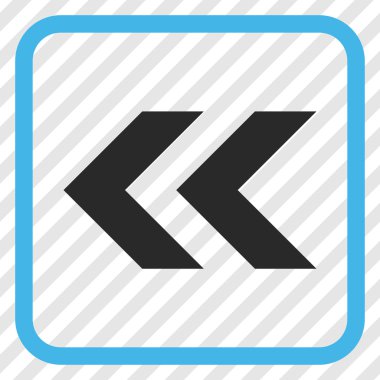 Shift Sol vektör simgesi bir çerçeve içinde