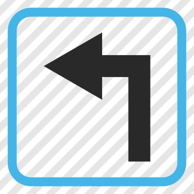 Sol vektör simge bir çerçevede açmak