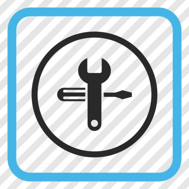 Vektör simgesi bir çerçeve içinde ayarlama