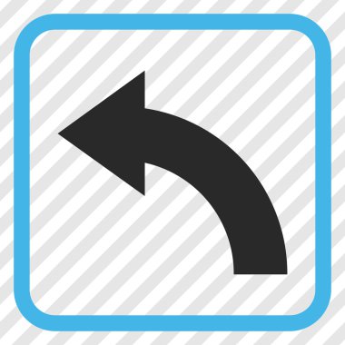 Sol vektör simgesi bir çerçeve içinde döndürme