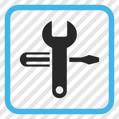 Vektör simgesi bir çerçeve içinde ayarlama