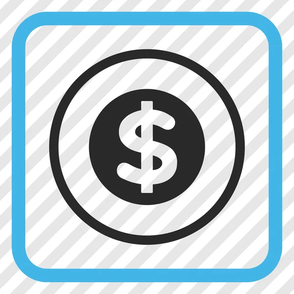 Financiën Vector Icon In een Frame — Stockvector