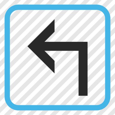 Sol vektör simge bir çerçevede açmak