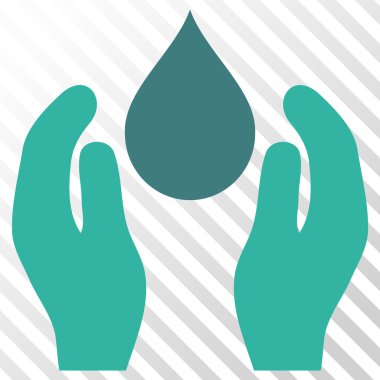 Su bakım vektör simgesi