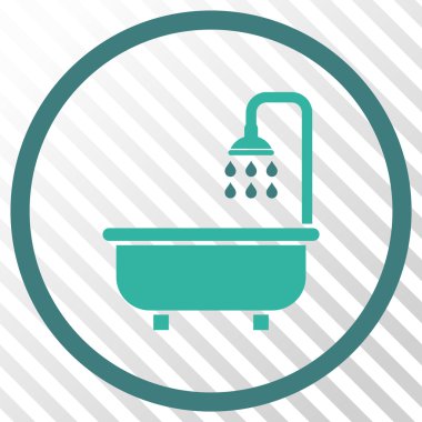 Duş Banyo vektör simgesi