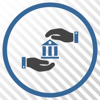 Banka hizmet vektör simgesi