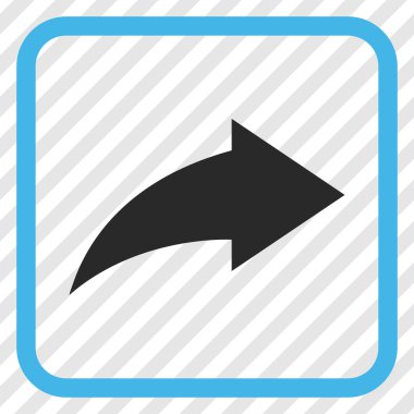 Vektör simgesi bir çerçeve içinde Yinele