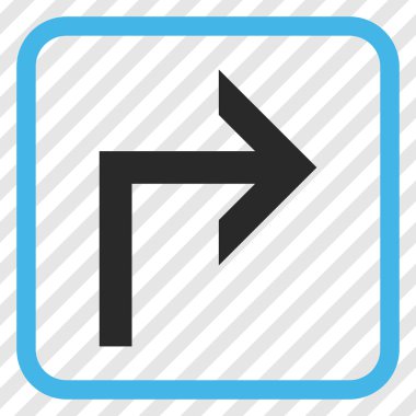 Doğru vektör simge bir çerçevede açmak