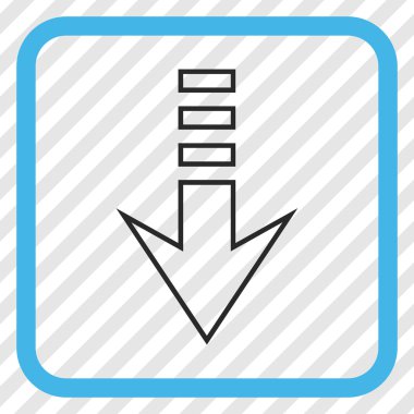 Vektör simgesi bir çerçeve içinde gönderin