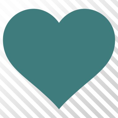 Aşk kalp vektör simgesi