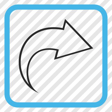 Vektör simgesi bir çerçeve içinde Yinele