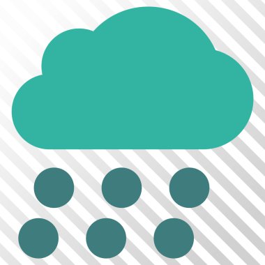 yağmur bulutu vektör simgesi