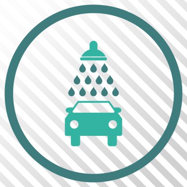 Araba duş vektör simgesi