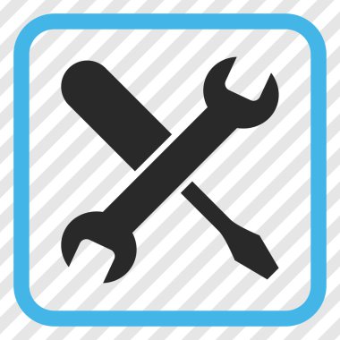 Vektör simgesi bir çerçeve içinde ayarlama