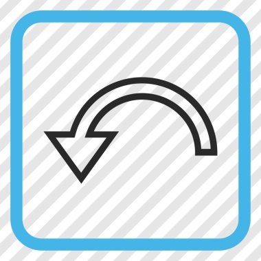 Sol vektör simgesi bir çerçeve içinde döndürme