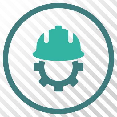 Geliştirme kask vektör simgesi