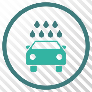 Araba duş vektör simgesi