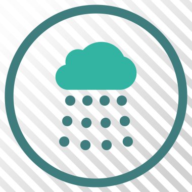 yağmur bulutu vektör simgesi