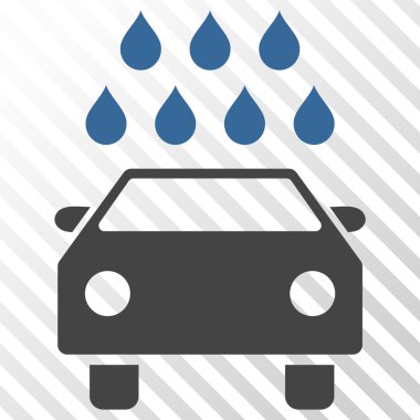 Araba duş vektör simgesi