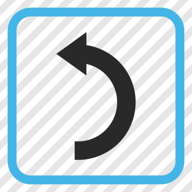 Sol vektör simgesi bir çerçeve içinde döndürme