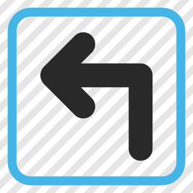 Sol vektör simge bir çerçevede açmak