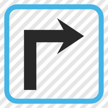 Doğru vektör simge bir çerçevede açmak