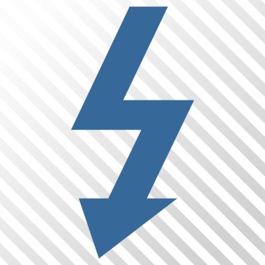 Yüksek gerilim vektör simgesi