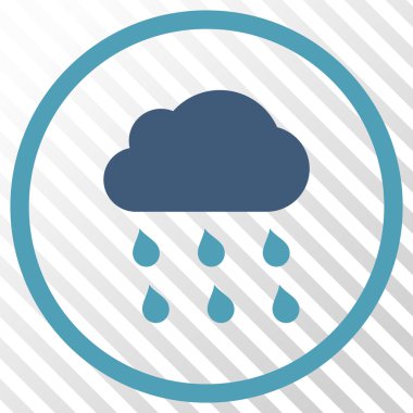 yağmur bulutu vektör simgesi