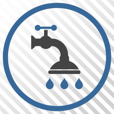 Duş musluk vektör simgesi