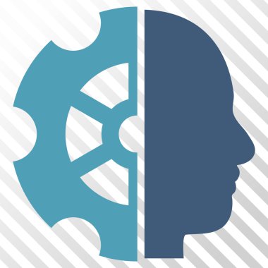 Akıl vektör simgesi