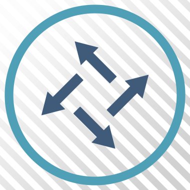 Santrifüj okları vektör simgesi