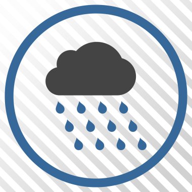 yağmur bulutu vektör simgesi