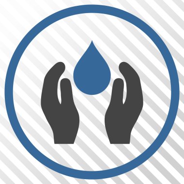 Su bakım vektör simgesi