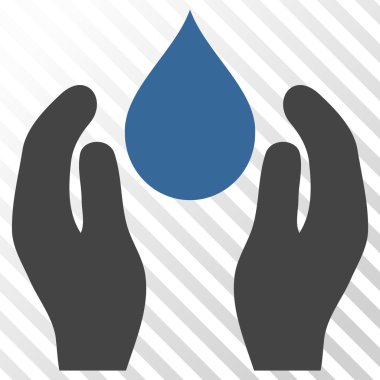 Su bakım vektör simgesi