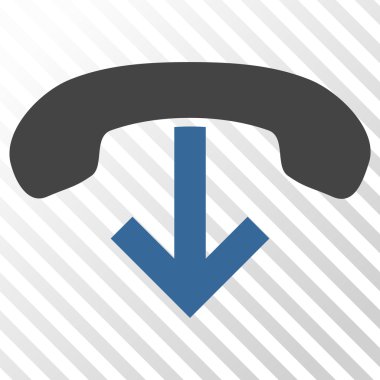 Vektör simge telefon asmak