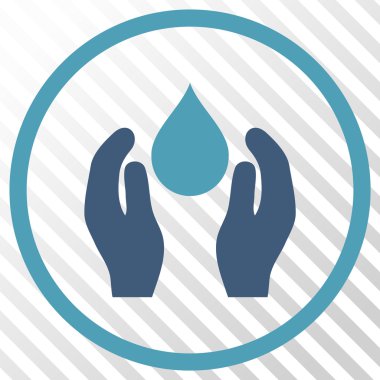 Su bakım vektör simgesi